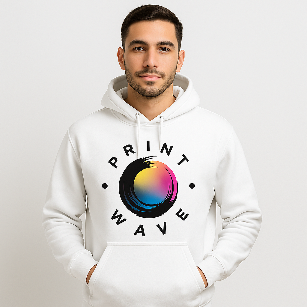 White Hoodie - Custom Print