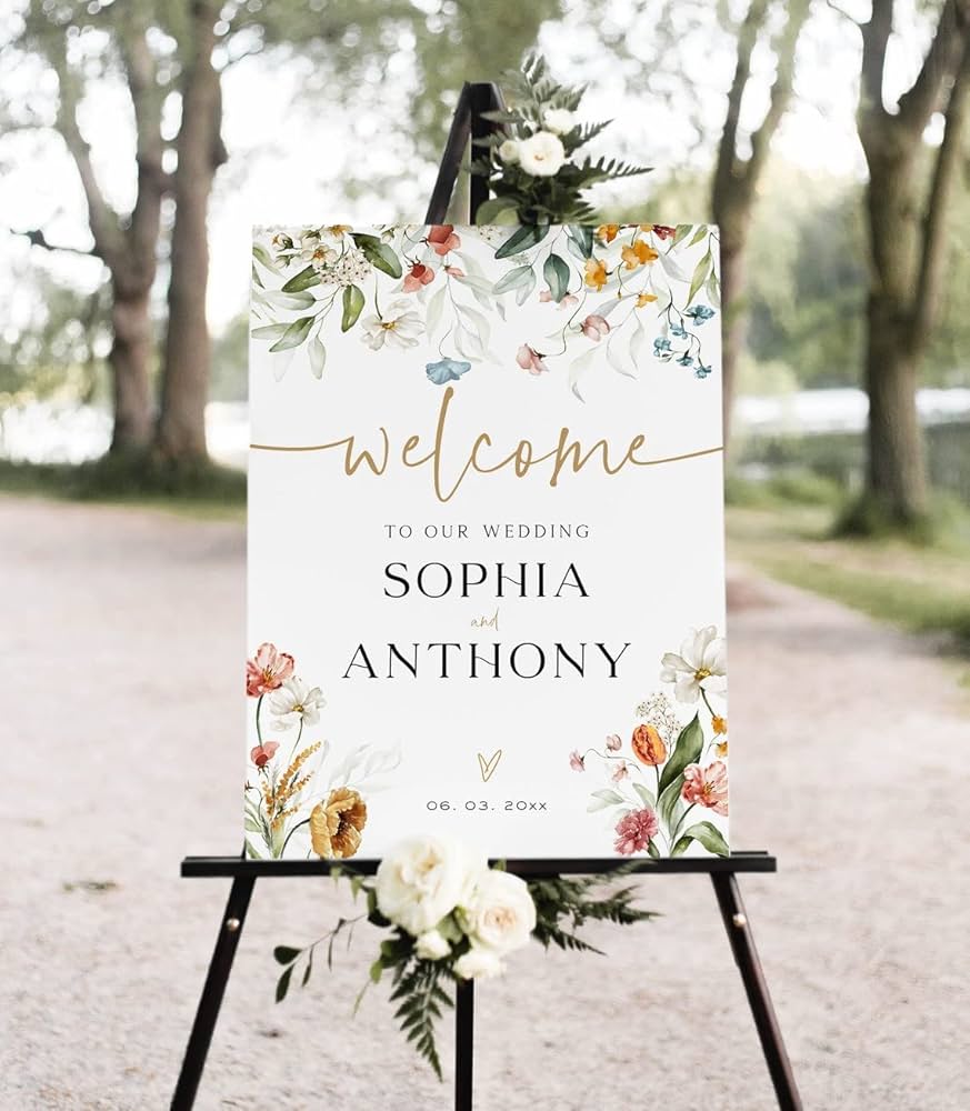 Full Color Printed Foam Core Boards for Weddings